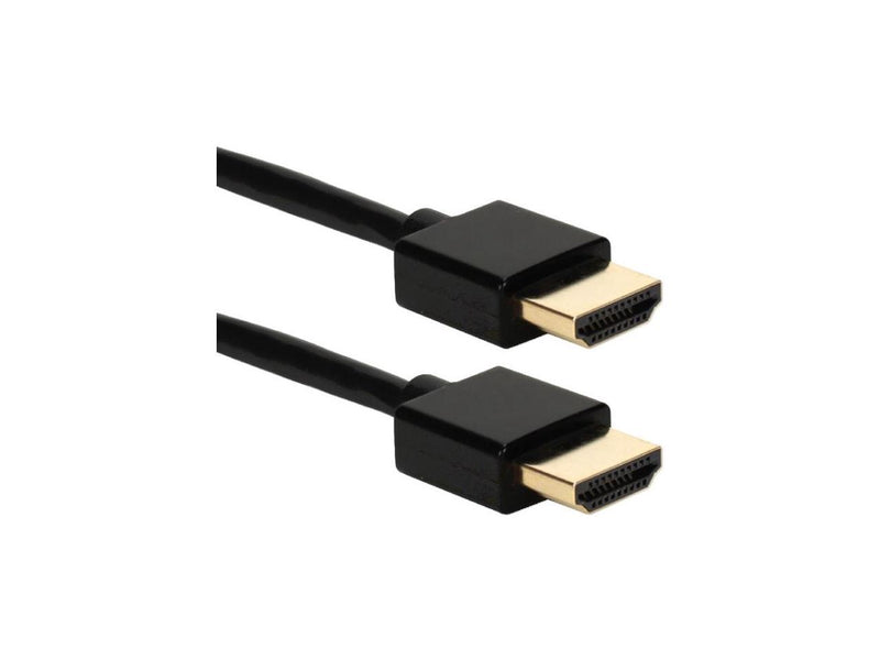 QVS 6ft High Speed HDMI UltraHD 4K with Ethernet Thin Flexible Cable