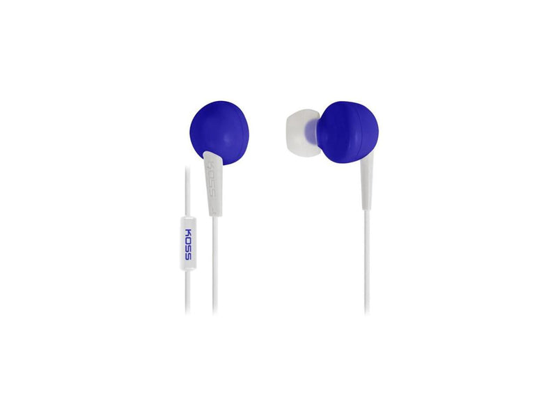 KOSS Blue KEB6IB Mini-phone Connector Earbud Earbud In Ear Bud