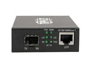 Tripp Lite Gigabit SFP Fiber to Ethernet Media Converter, POE+ - 10/100/1000