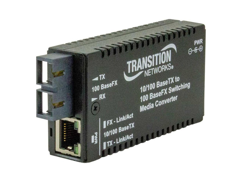 Transition Networks Mini M/E-PSW-FX-02(SC) Media Converter