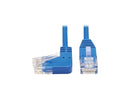 TRIPP LITE N204-S01-BL-LA LEFT-ANGLE CAT6 GIGABIT MOLDED SLIM UTP ETHERNET CABLE
