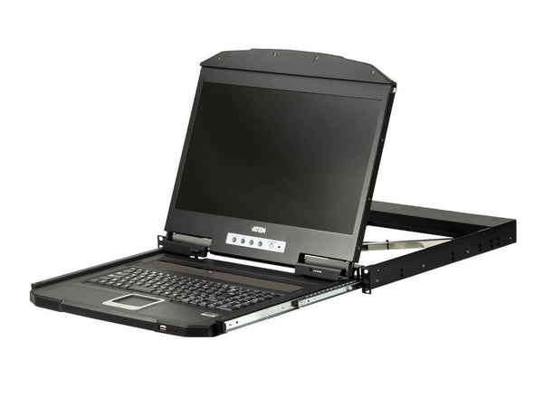 ATEN CL3700NW 19in. Ultra Short Depth wide screen LCD Console HDMI/USB w/2-Yr