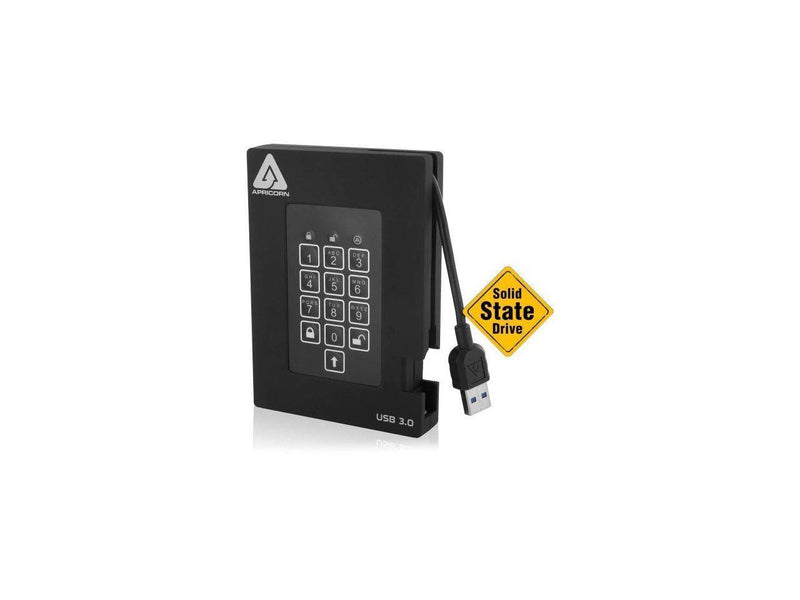 Apricorn Aegis Fortress A25-3PL256-S4000F 4TB External Solid State Drive