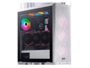 XPG Defender Mid-Tower Chassis | White ATX MESH Front Panel Efficient Airflow