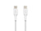 BOOSTCHRG USBC/USBC CABBRAID 1M WHT