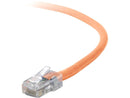Belkin A3X126-07-ORG 7 ft. Cat 5E Orange Patch Cable CAT5e RJ-45M / RJ-45M
