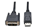 Tripp Lite P581-010 10 ft. Black Connector A: 1 - DISPLAYPORT MALE
Connector B: