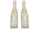 TRIPP LITE N201-014-WH 14 ft. Cat 6 White Gigabit Snagless Molded Patch Cable