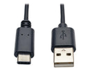 Tripp Lite U038-006 6 ft. Black USB 2.0 Hi-Speed Cable, USB Type-A Male to USB