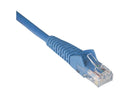 Tripp Lite Cat6 Gigabit Snagless Molded Patch Cable (RJ45 M/M) - Blue