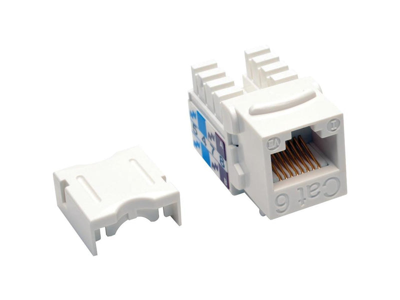 TRIPP LITE N238-001-WH Cat6/Cat5e 110 Style Punch Down Keystone Jack - White