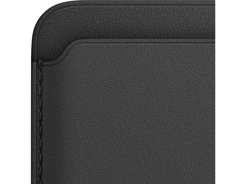 Apple Leather Wallet with MagSafe (for iPhone) - Black