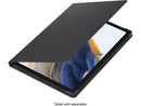 Samsung Book Cover Carrying Case (Book Fold) Samsung Galaxy Tab A8 Tablet - Gray
