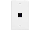 Tripp Lite USB 3.0 SuperSpeed Keystone Jack Type-A Extension Cable (M/F)