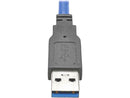 Tripp Lite USB 3.0 SuperSpeed Keystone Jack Type-A Extension Cable (M/F)
