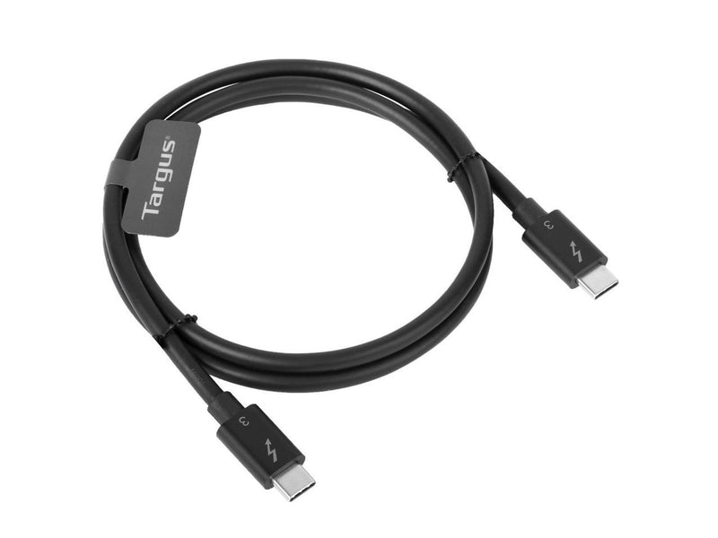 Targus 0.8M USB-C Male to USB-C Male Thunderbolt 3 40Gbps Cable