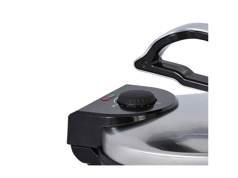 Brentwood Stainless Steel Non-Stick Electric Tortilla Warmer Maker, 10-Inch