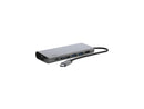 BELKIN COMPONENTS F4U092BTSGY USB-C MULTIMEDIA HUB+ POWER,SPACE GRAY