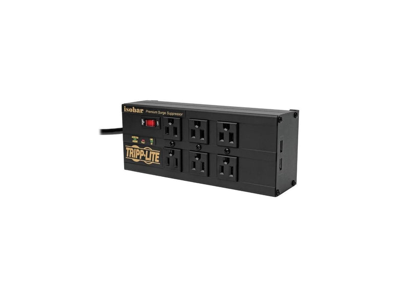 TRIPP LITE IBAR6ULTRAUSBB 10.0 Feet 6 Outlets 3840 Joules Surge Protector