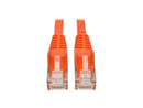 Tripp Lite N201-001-OR Cat6 Gigabit Snagless Molded UTP Patch Cable (RJ45 M/M),