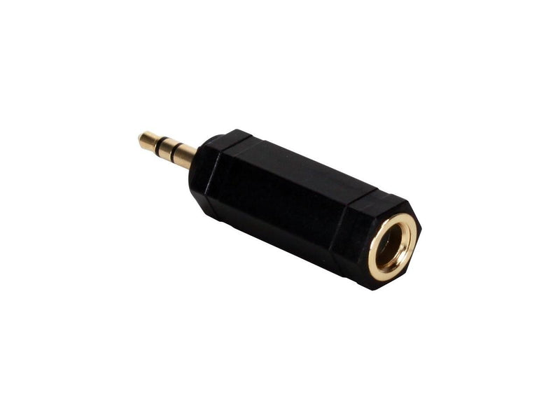 Qvs 3.5Mm Male To 1/4 Female Audio Stereo Adaptor