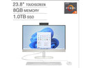 HP 24-CR0127C All-In-One PC 23.8" FHD Anti-Glare Touchscreen AMD Ryzen 3 7320U