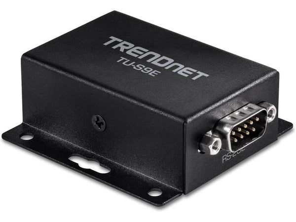 TRENDnet TU-S9E, 1-Port Serial to IP Ethernet Converter,  Black