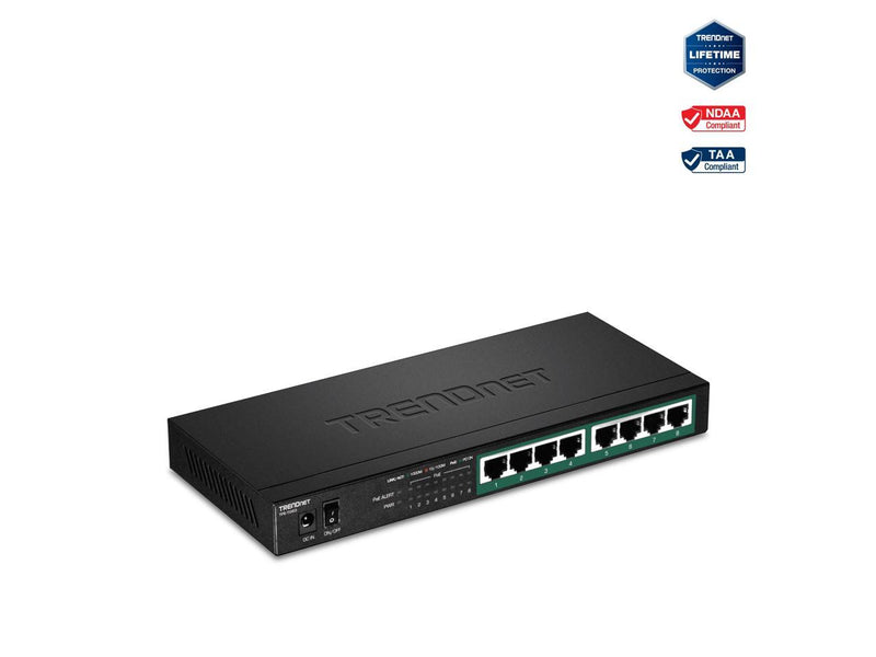 TRENDnet  TPE-TG83, 8-Port Gigabit PoE+ Switch