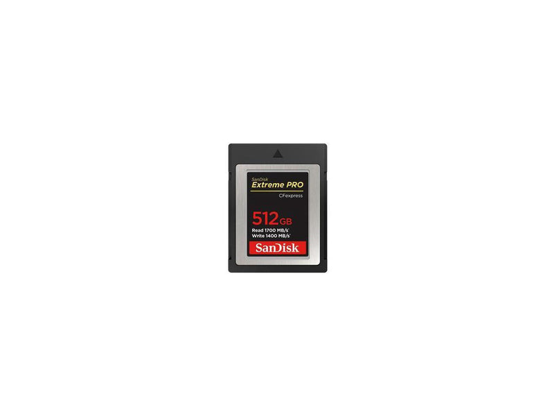 SanDisk Extreme PRO 512 GB CFexpress Card Type B - 1 Pack