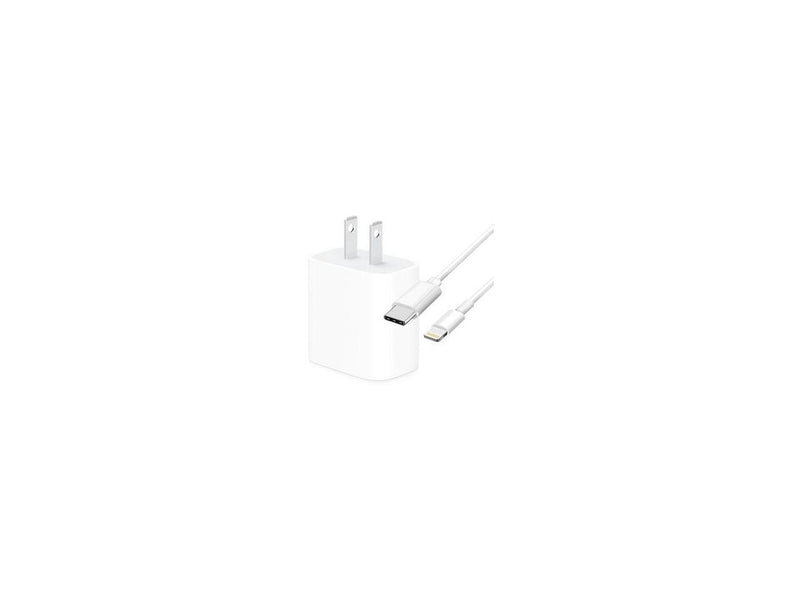 4XEM 4XIPADKITC3 White iPad Kit with 20W Charger and 3FT USB Type C to 8 Pin