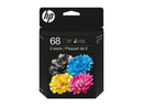 HP 68 2-Pack Black/Tri-color Original Ink Cartridge Combo, 6L6S2TN
