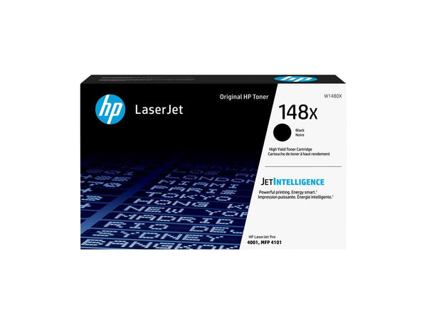 HP 148X High Yield Black Original LaserJet Toner Cartridge, ~9,500 pages, W1480X