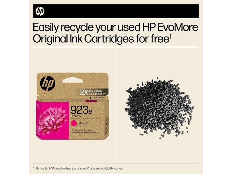 HP EvoMore 923e Original High Yield Inkjet Ink Cartridge Magenta 1 Pack 4K0T5LN