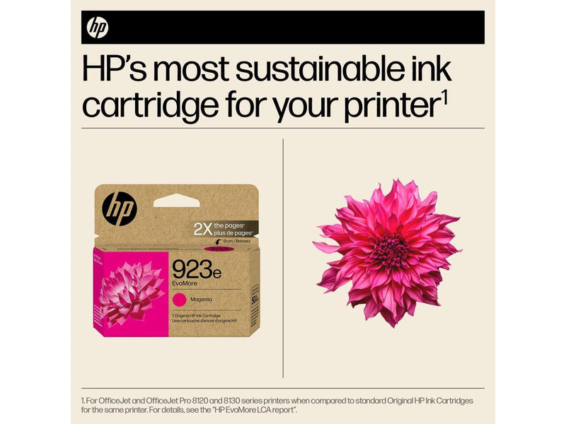 HP EvoMore 923e Original High Yield Inkjet Ink Cartridge Magenta 1 Pack 4K0T5LN