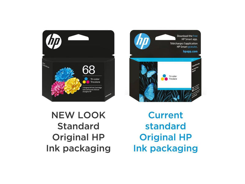 HP 68 Tri-color Original Ink Cartridge, ~120 pages, 7FP20TN