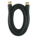 RG6/25'COAX GOLD PLATED MOLDED CONNCTRS