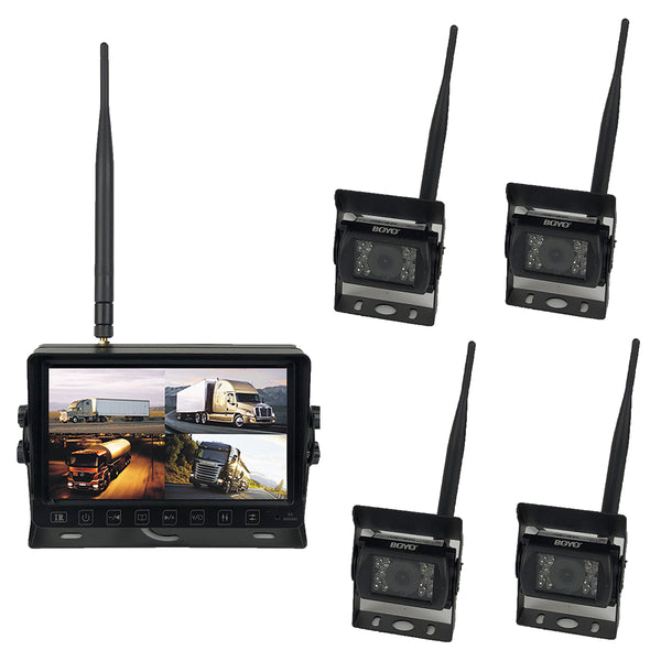 7in4CH Digital Wireless Rearview System