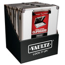 VAULTZ LOCKING STOR CLIPBD WHT BRD 4/PDQ