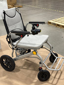 COOLHUT 33LBS FOLDING ELECTRIC WHEELCHAIR, MOTORIZED WHEELCHAIR - SILVER - Like New