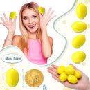 AMYHILL 100 PCS MINI ARTIFICIAL LEMON FAKE FRUIT KITCHEN TABLE - YELLOW - Like New