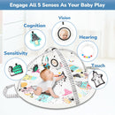 LI'L PENGYU BABY PLAY MAT TUMMY TIME MAT WITH EXCLUSIVE FOLDABLE DESIGN - MULTI - Like New