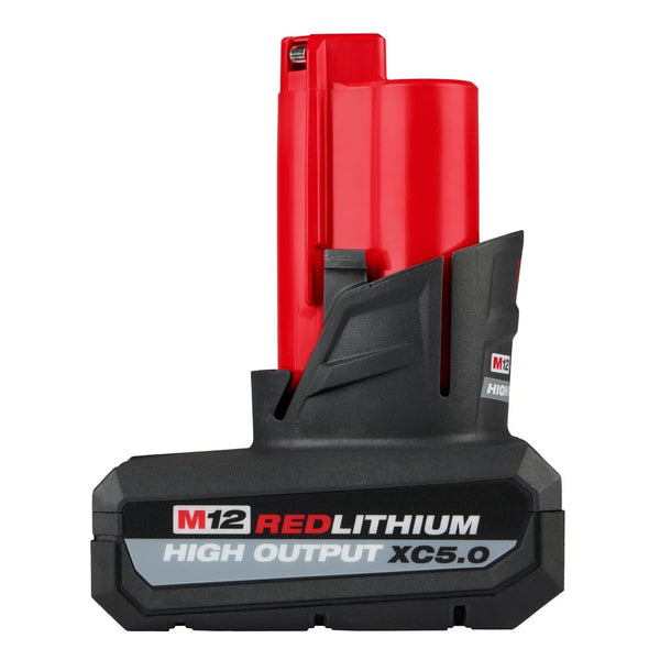 MILWAUKEE ELECTRIC TOOL M12 RED LITHIUM HIGH OUTPUT 48-11-2450 - RED - Brand New