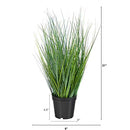 NEARLY NATURAL 21 IN. ONION GRASS ARTIFICIAL PLANT - GREEN - Like New