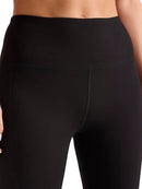 REEBOK ODYSSEY HIGHRISE 7/8 LEGGINGS FOR WOMEN 25" INSEAM WOMEN BLACK SIZE L - Brand New