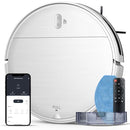 MAMNV ROBOTIC VACUUM WI-FI MOPPING AUTO-RECHARGE 100MIN W/ DOCK - WHITE - Like New