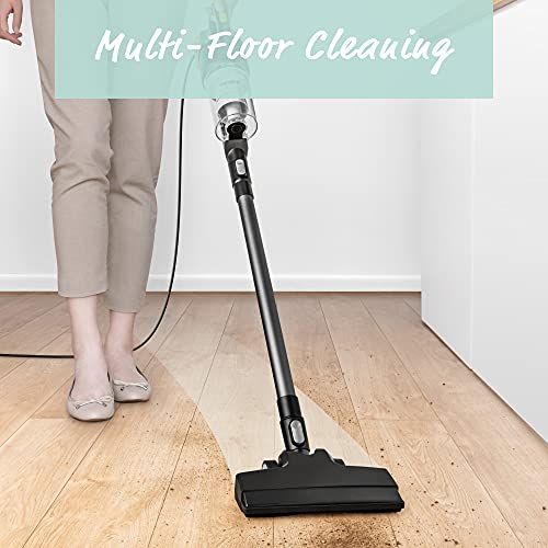 COMFEE' 20S 3IN1 LIGHTWEIGHT STICK VACUUM CLEANER, SUCTION HANDHELD - BLACK - Like New