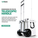 LANDWORKS WHEELED ICE COOLER ROTOMOLDED 42QT UP TO 10 DAY ICE RETENTION - WHITE - Like New