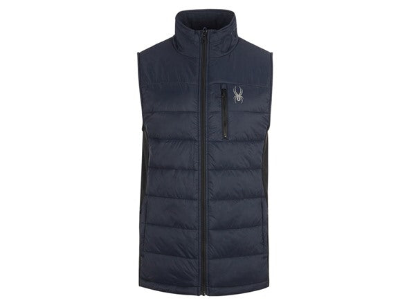 SPYDER MEN'S LEVEL UP PUFFER VEST, FRONTIER, LARGE, SPFGM253 - Like New