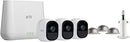 Arlo Pro Wire-free HD Security Cameras 3 Pack AVM4000C-100NAS - White Like New