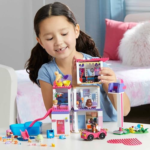 MATTEL MEGA BARBIE COLOR REVEAL DREAM HOUSE BUILDING KIT HHMO1 - MULTICOLOR - Like New